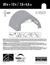 ShelterLogic PEBADA0301F02608515 Instrucciones De Montaje