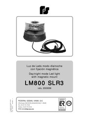 Federal Signal LM800 SLR3 Manual Del Usuario