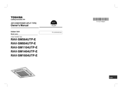 Toshiba RAV-SM1604UTP-E Manual Del Proprietário