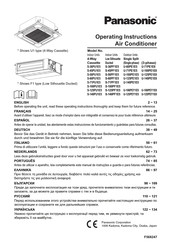 Panasonic S-125PF1E5 Instrucciones De Operación