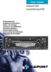 Blaupunkt Lubeck C30 Instrucciones De Instalación