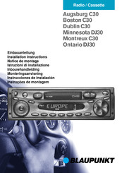 Blaupunkt Hollywood C30 Instrucciones De Instalación