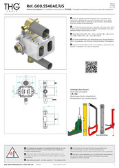 THG PARIS G00.5540AE/US Instrucciones De Instalación
