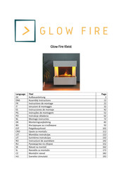 Glow Fire Kleist Manual Del Usuario