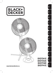 Black and Decker BXEFD42E Manual Del Usuario