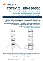 TUBESCA-COMABI TOTEM 2 300 Instrucciones De Montaje