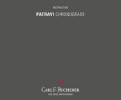 Carl F. Bucherer PATRAVI CHRONOGRADE Manual Del Usuario