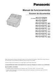 Panasonic KV-S1028Y Manual De Funcionamiento