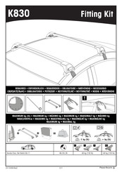 Yakima K830 Manual De Instrucciones