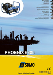 SDMO PHOENIX 6300 Manual De Utilización Y Mantenimiento