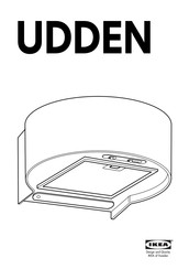 IKEA UDDEN Manual De Instrucciones