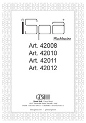 Gessi iSpa 42010 Manual Del Usuario