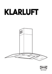 IKEA KLARLUFT Manual De Instrucciones