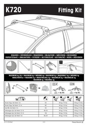 Yakima K720 Manual De Instrucciones