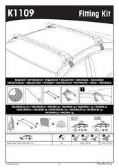 Yakima K1 109 Manual De Instrucciones