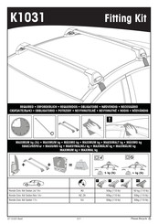 Yakima K1 031 Manual De Instrucciones