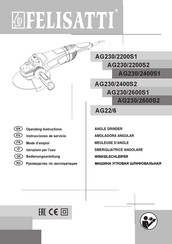 Felisatti AG230/2200S2 Instrucciones De Servicio