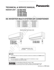 Panasonic CS-ME24NKE Manual Técnico Y De Servicio