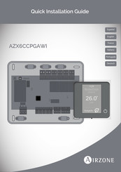 Airzone AZX6CCPGAWI Guía De Instalación Rápida