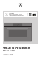 V-ZUG Steamer V4000 38 Manual De Instrucciones