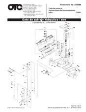 OTC 1788A Lista De Partes E Instrucciones De Funcionamiento