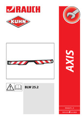 Rauch KUHN AXIS BLW 25.2 Manual De Instrucciones