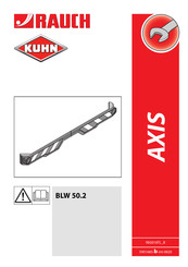 Rauch KUHN AXIS BLW 50.2 Manual De Instrucciones