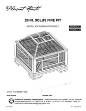 Pleasant Hearth OFW526S Manual Del Usuario