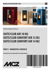 MCZ EGO COMFORT AIR 10 M2 Manual De Instalacion Y Uso