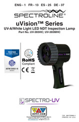 Spectroline uVision Serie Manual De Instrucciones