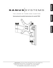 Sanus Systems VM3 Instrucciones De Armado