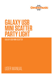 Gear4music GALAXY-USB-MINI-SCATTER Manual Del Usuario