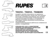 Rupes TA562AN Instrucciones De Uso Y Manutención