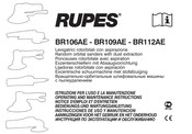 Rupes BR106AE Instrucciones De Uso Y Manutención