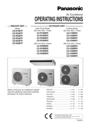 Panasonic CU-W34BBP5 Manual Del Usuario