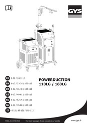 GYS POWERDUCTION 160LG Manual Del Usuario