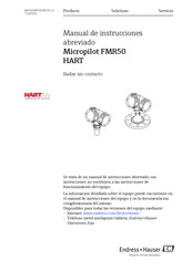 Endress+Hauser Micropilot FMR50 Manual De Instrucciones Abreviado
