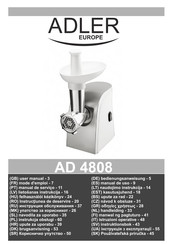 Adler europe AD 4808 Manual De Uso