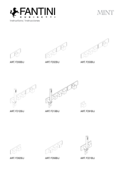 Fantini Rubinetti MINT F291BU Instrucciones