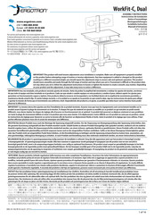 Ergotron WorkFit-C Dual Instrucciones De Instalación