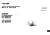 Toshiba MMU-UP0151MH-E Manual De Instalación