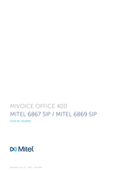 Mitel 6869 SIP Guía De Usuario