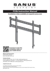 SANUS VuePoint F55b Manual De Instrucciones