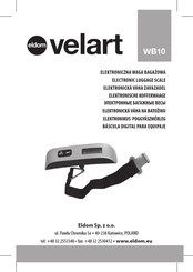 Eldom velart WB10 Manual De Instrucciones