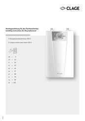 clage CEX-U ELECTRONIC MPS Manual De Instrucciones