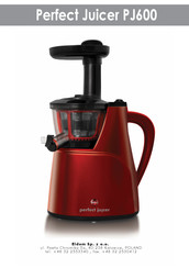 Eldom Perfect Juicer PJ600 Manual De Instrucciones