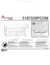 Ameriwood HOME 5187026PCOM Manual De Instrucciones