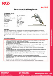 BGS technic 3215 Manual De Instrucciones