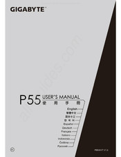 Gigabyte P55 Manual Del Usuario