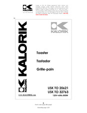 Kalorik USK TO 32763 Manual De Instrucciones